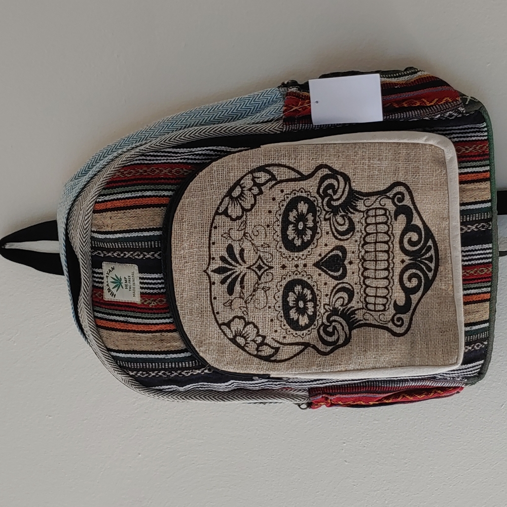 Unisex Hemp Large Backpack
